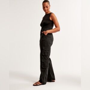 Abercrombie and Fitch Curve Love Relaxed Cargo Pant